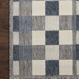 Loloi Rainier Ivory / Denim Area Rug White Cliff Studio Area Rug