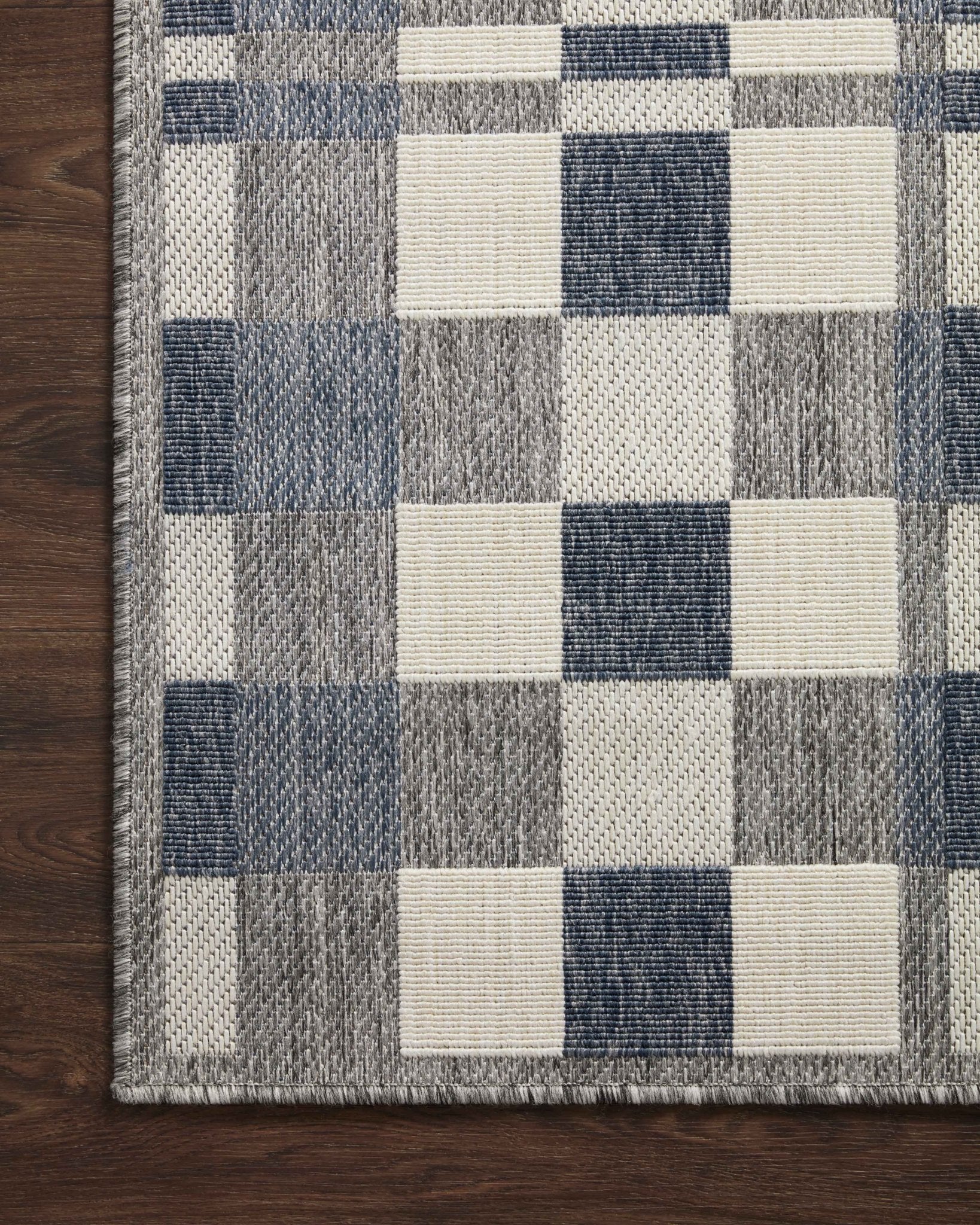 Loloi Rainier Ivory / Denim Area Rug White Cliff Studio Area Rug