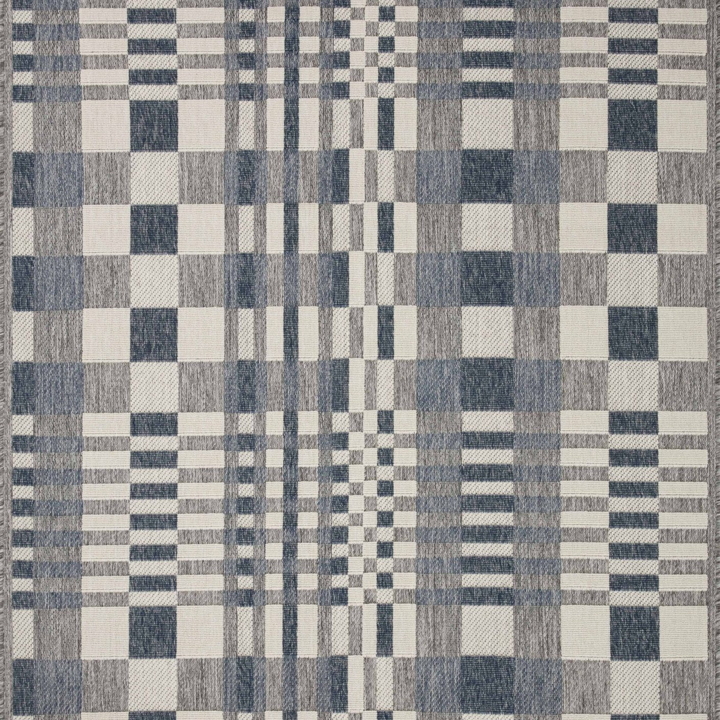 Loloi Rainier Ivory / Denim Area Rug White Cliff Studio Area Rug