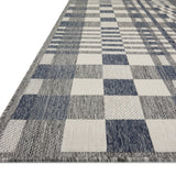 Loloi Rainier Ivory / Denim Area Rug White Cliff Studio Area Rug