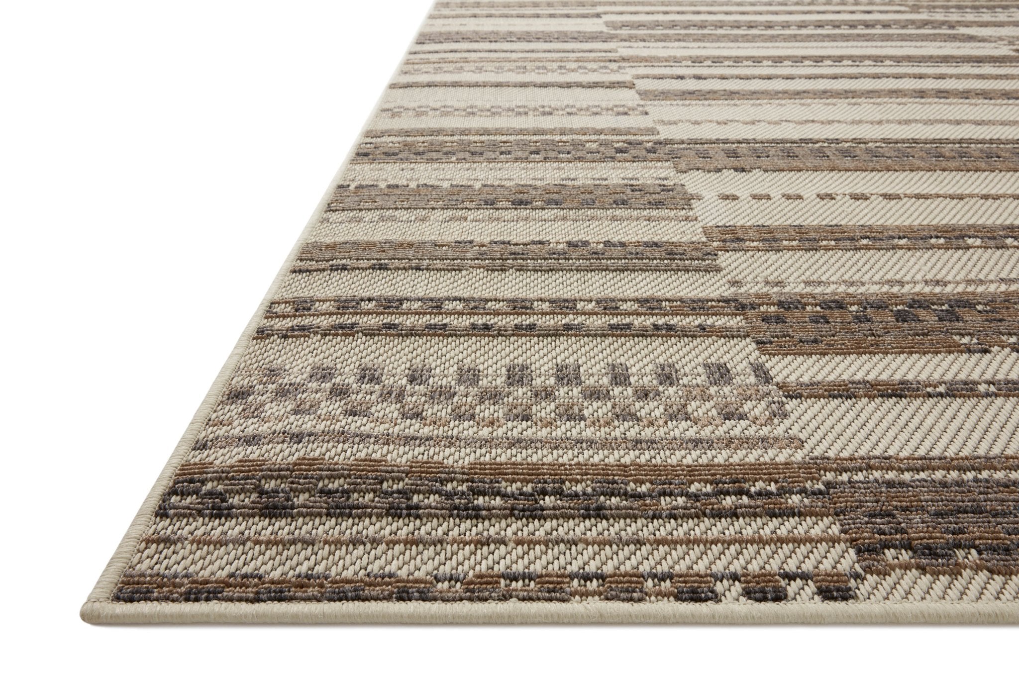Loloi Rainier Ivory / Taupe Area Rug White Cliff Studio Area Rug