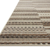 Loloi Rainier Ivory / Taupe Area Rug White Cliff Studio Area Rug