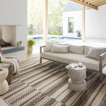 Loloi Rainier Ivory / Taupe Area Rug White Cliff Studio Area Rug