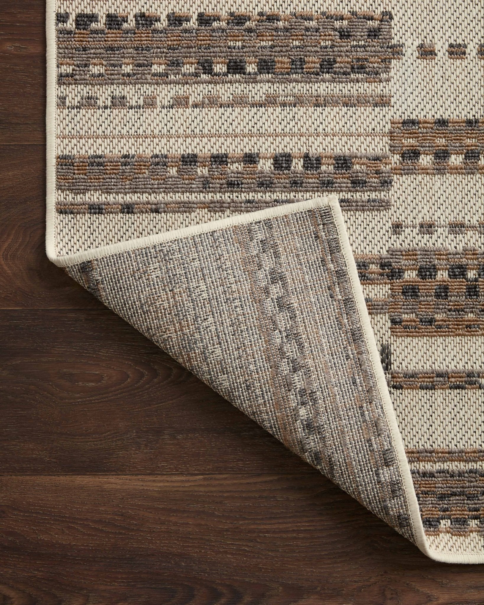 Loloi Rainier Ivory / Taupe Area Rug White Cliff Studio Area Rug