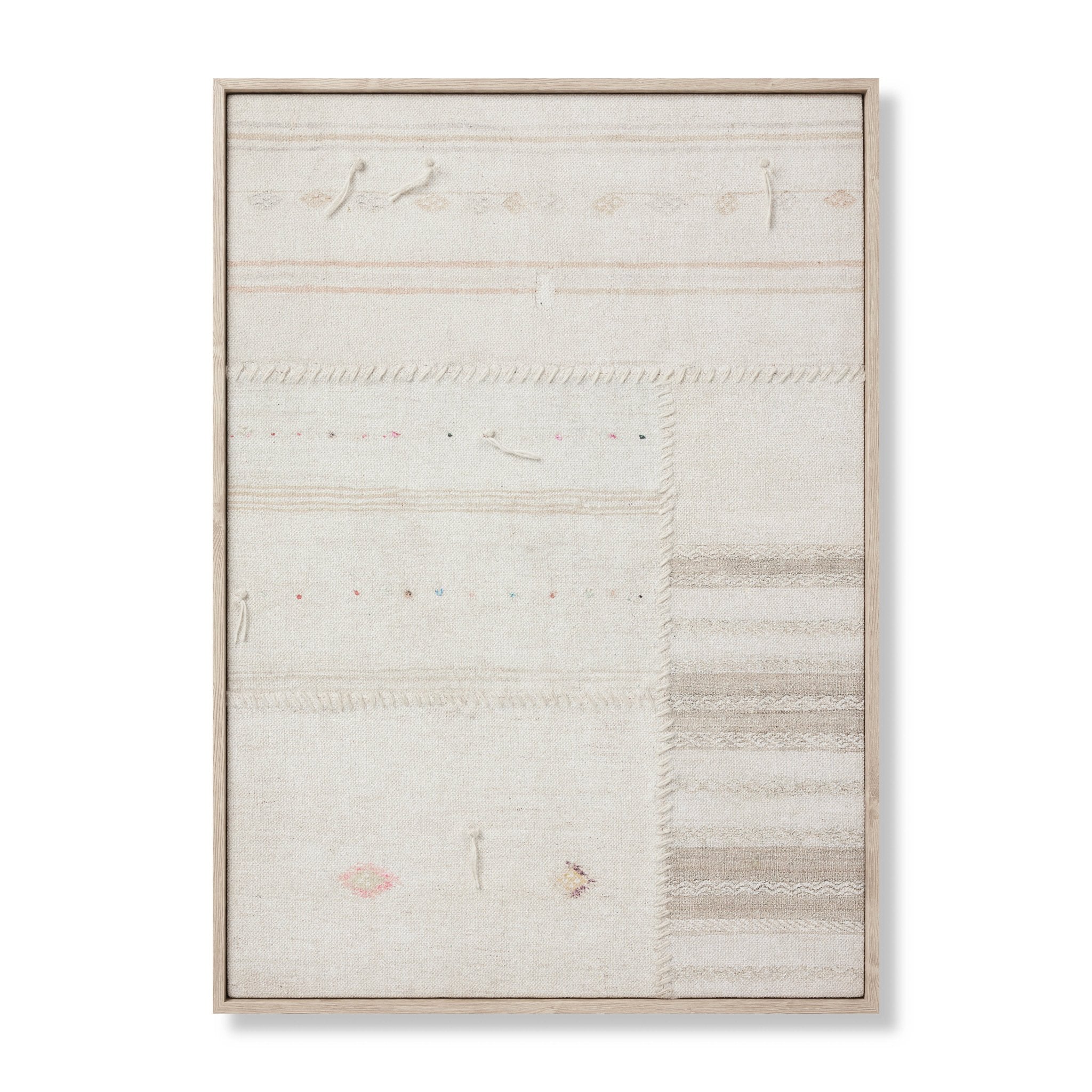 Loloi Rejuvinated Beige / Brown Wall Art White Cliff Studio Wall Art