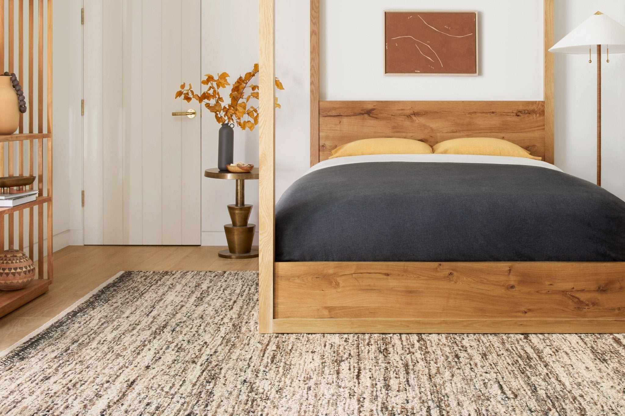 Loloi Reyla Granite / Mocha Area Rug White Cliff Studio Area Rug