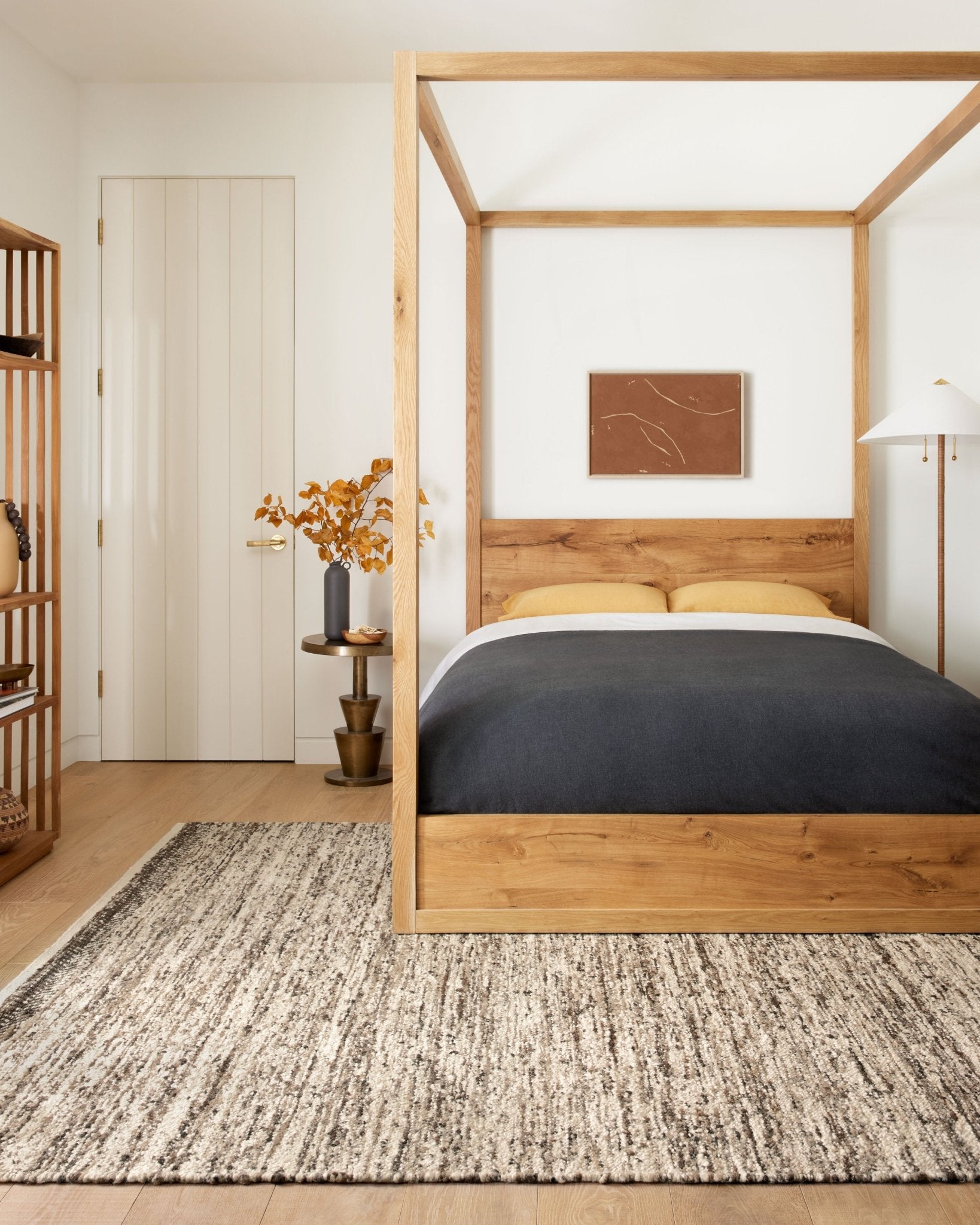 Loloi Reyla Granite / Mocha Area Rug White Cliff Studio Area Rug