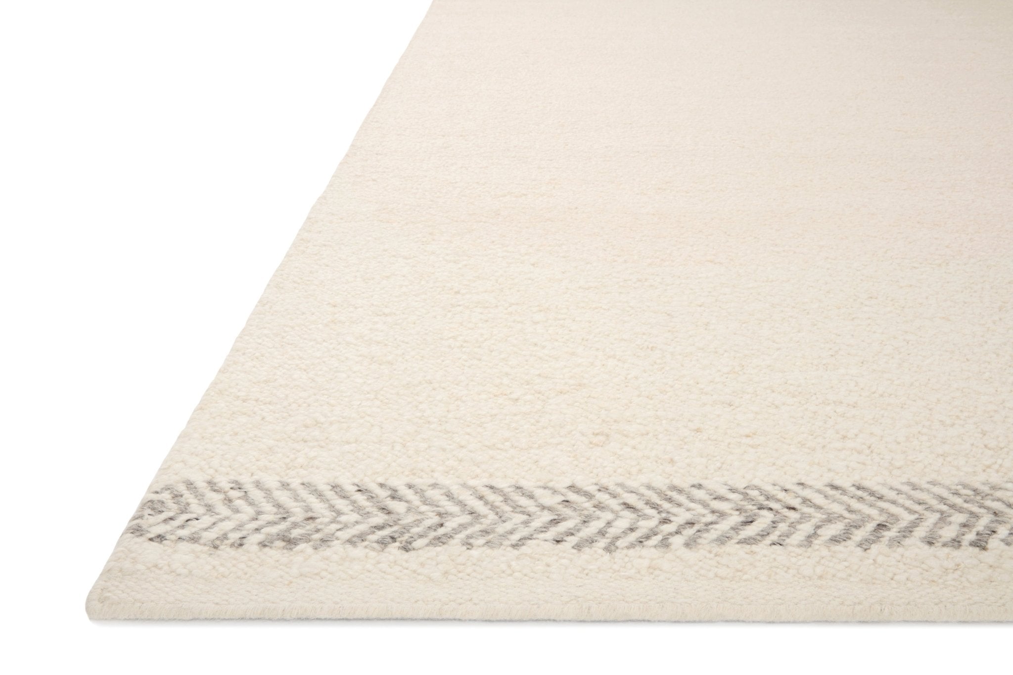 Loloi Reyla Ivory / Silver Area Rug White Cliff Studio Area Rug