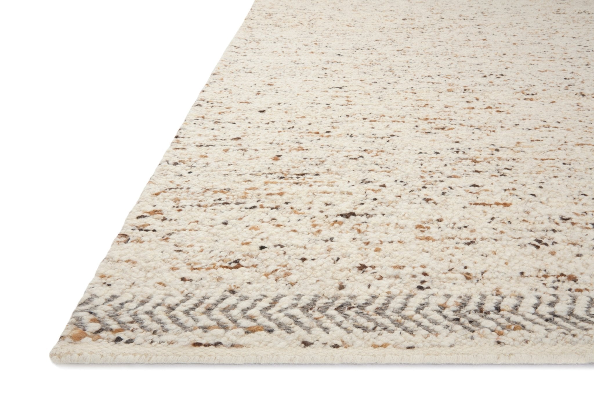 Loloi Reyla Pebble / Stone Area Rug White Cliff Studio Area Rug
