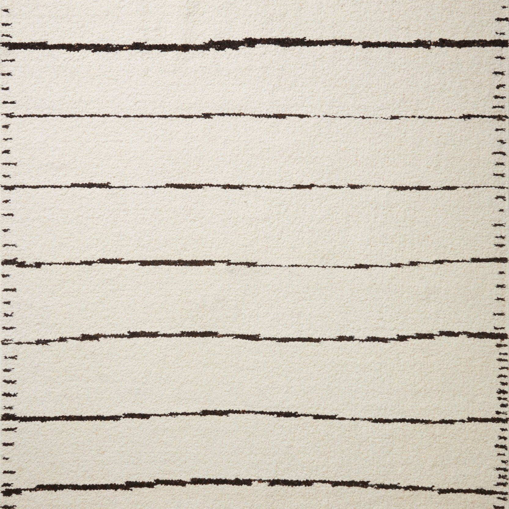 Loloi Roman Ivory / Black Area Rug White Cliff Studio Area Rug