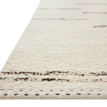 Loloi Roman Ivory / Granite Area Rug White Cliff Studio Area Rug