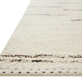 Loloi Roman Ivory / Granite Area Rug White Cliff Studio Area Rug