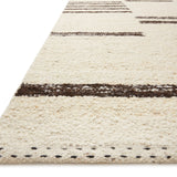 Loloi Roman Natural / Bark Area Rug White Cliff Studio Area Rug