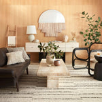 Loloi Roman Natural / Charcoal Area Rug White Cliff Studio Area Rug