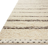 Loloi Roman Natural / Charcoal Area Rug White Cliff Studio Area Rug