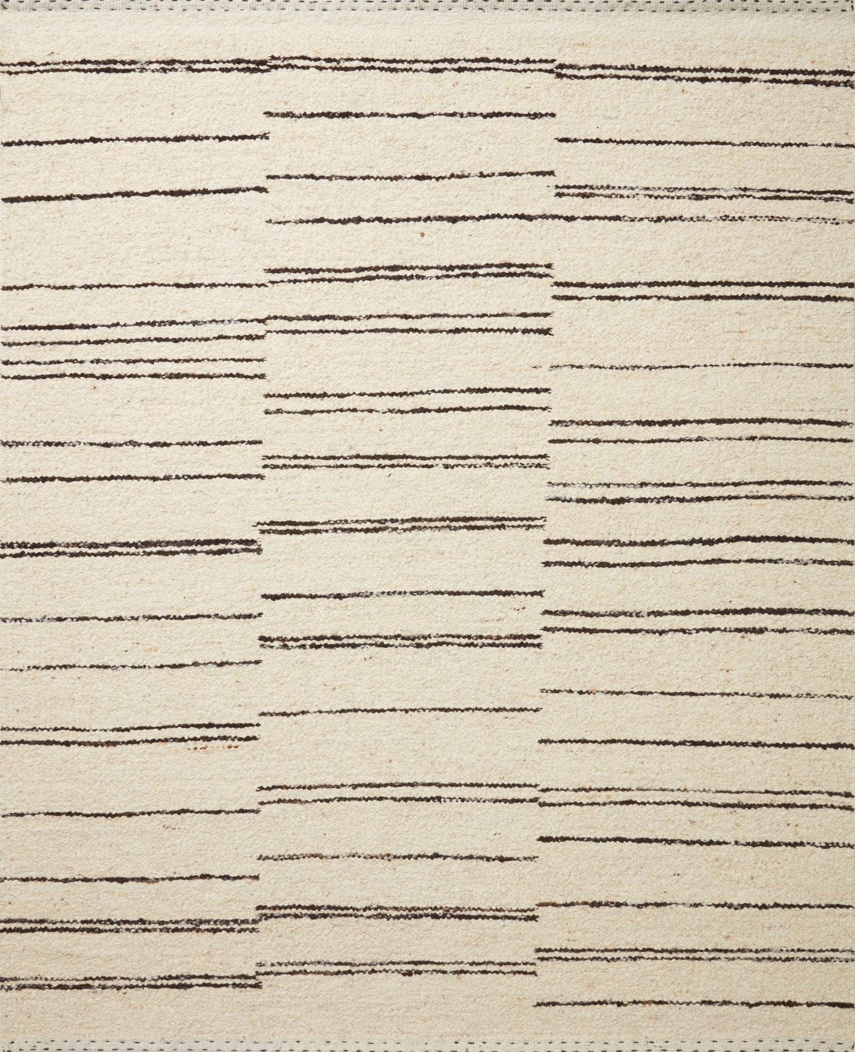 Loloi Roman Natural / Charcoal Area Rug White Cliff Studio Area Rug