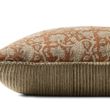 Loloi Rust Pillow White Cliff Studio Pillow