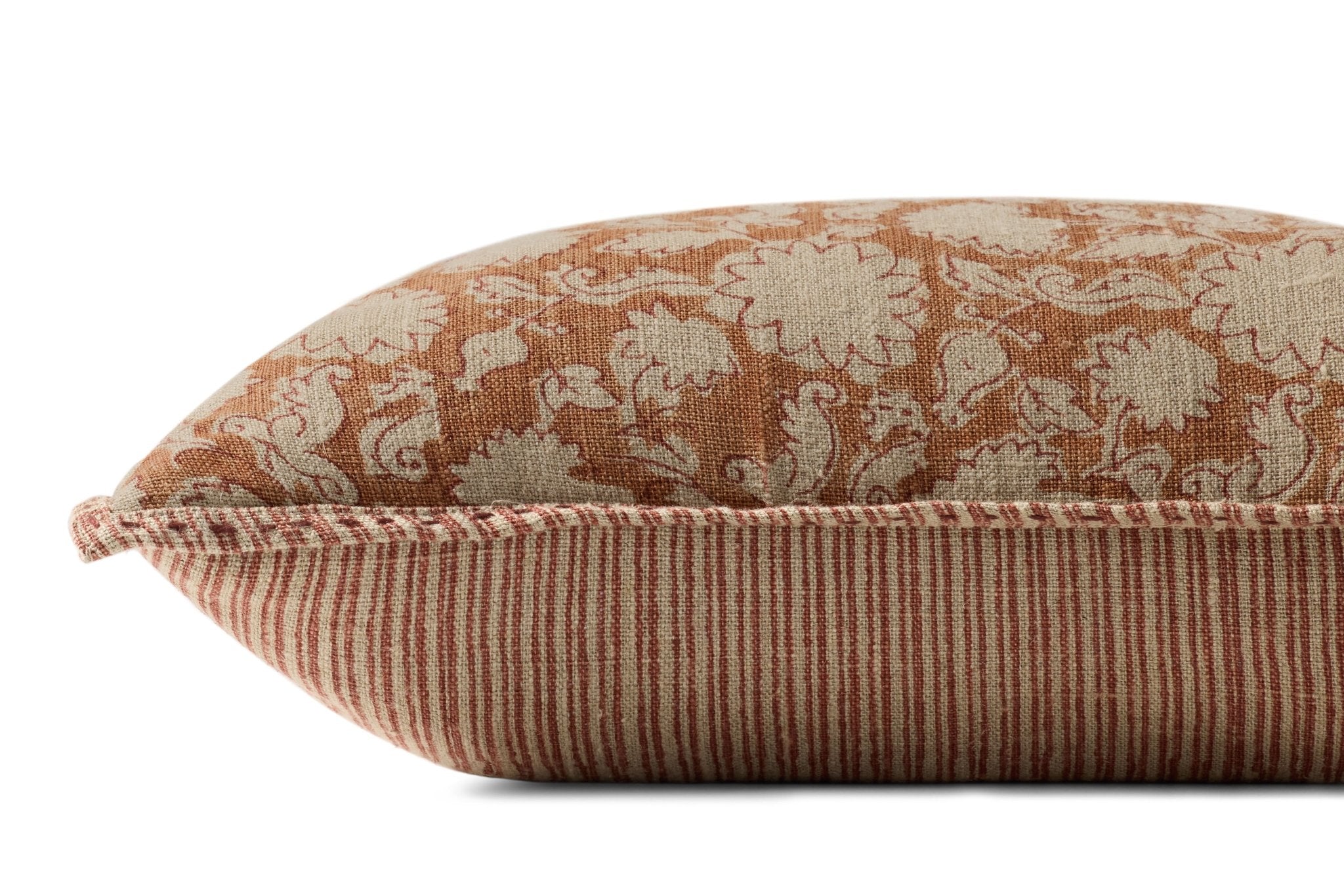 Loloi Rust Pillow White Cliff Studio Pillow