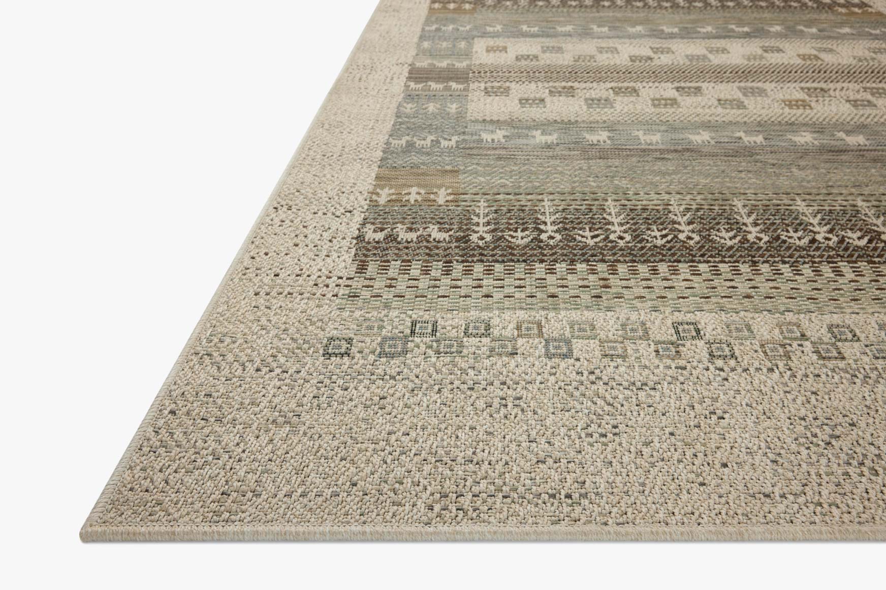 Loloi Saylor Ivory / Earth Rug White Cliff Studio Area Rugs