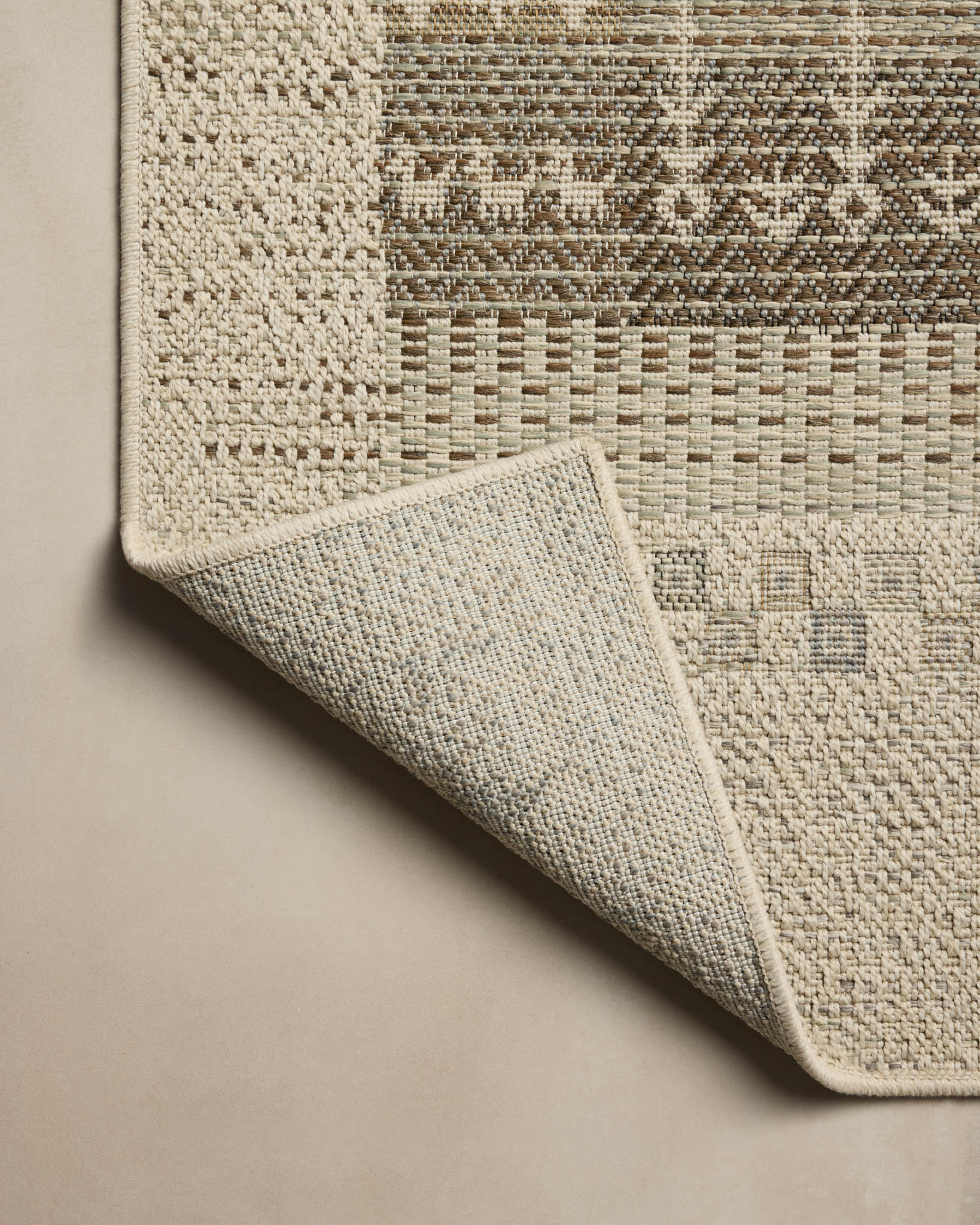 Loloi Saylor Ivory / Earth Rug White Cliff Studio Area Rugs