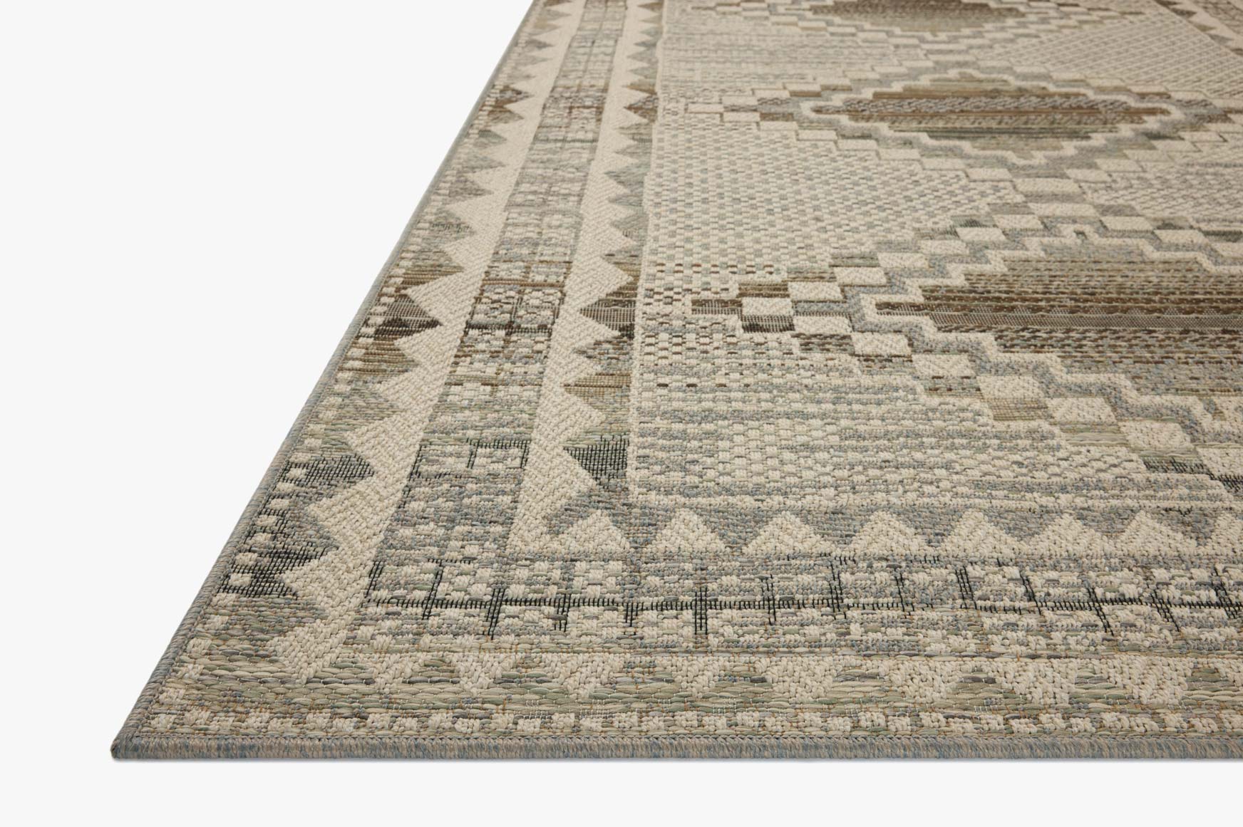 Loloi Saylor Ivory / Granite Rug White Cliff Studio Area Rugs
