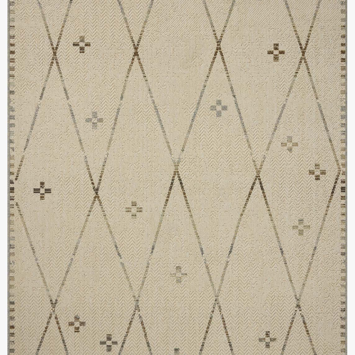 Loloi Saylor Ivory / Pebble Rug White Cliff Studio Area Rugs