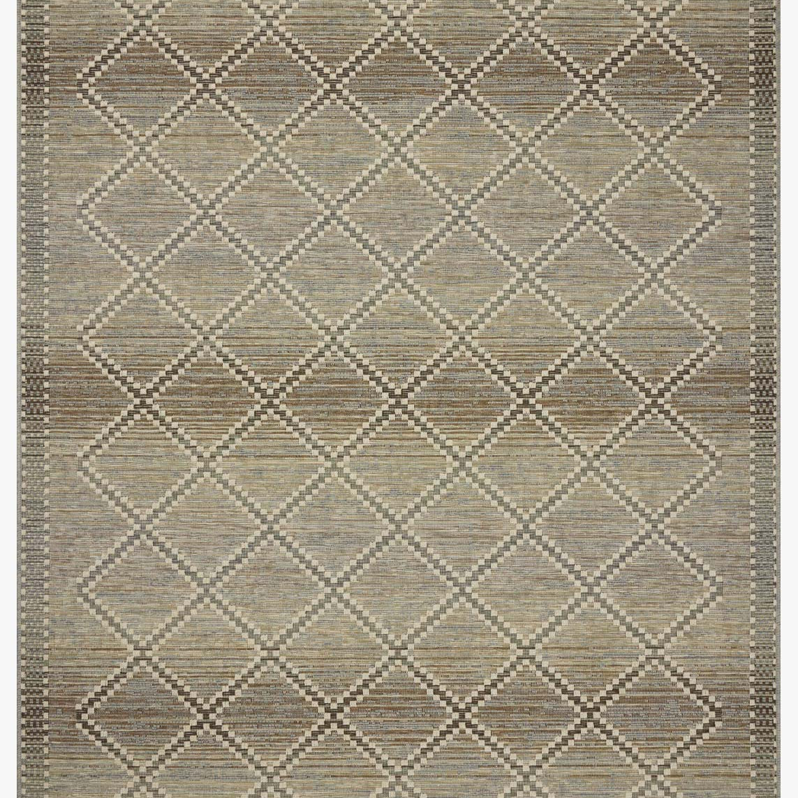 Loloi Saylor Stone / Ivory Rug White Cliff Studio Area Rugs