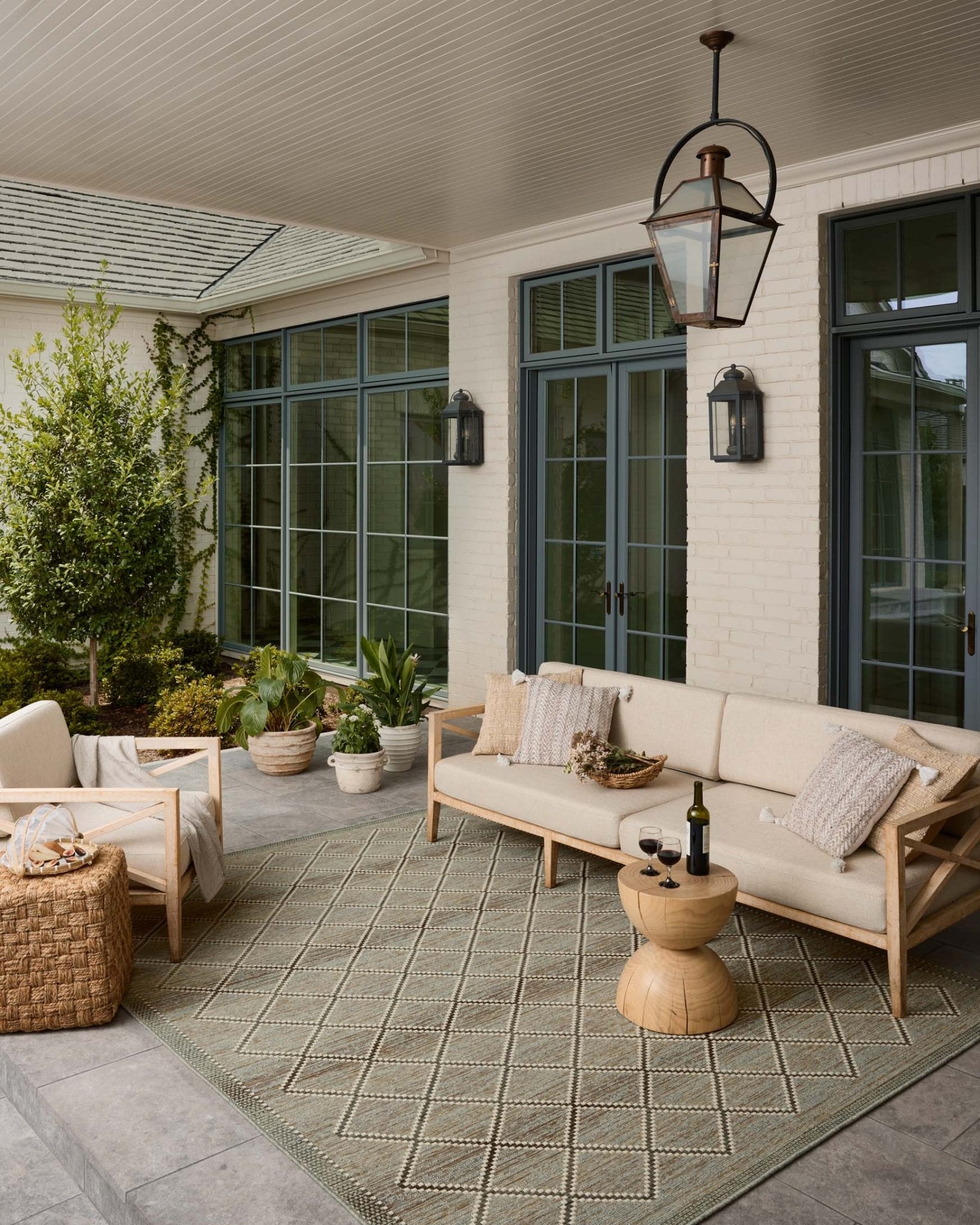 Loloi Saylor Stone / Ivory Rug White Cliff Studio Area Rugs