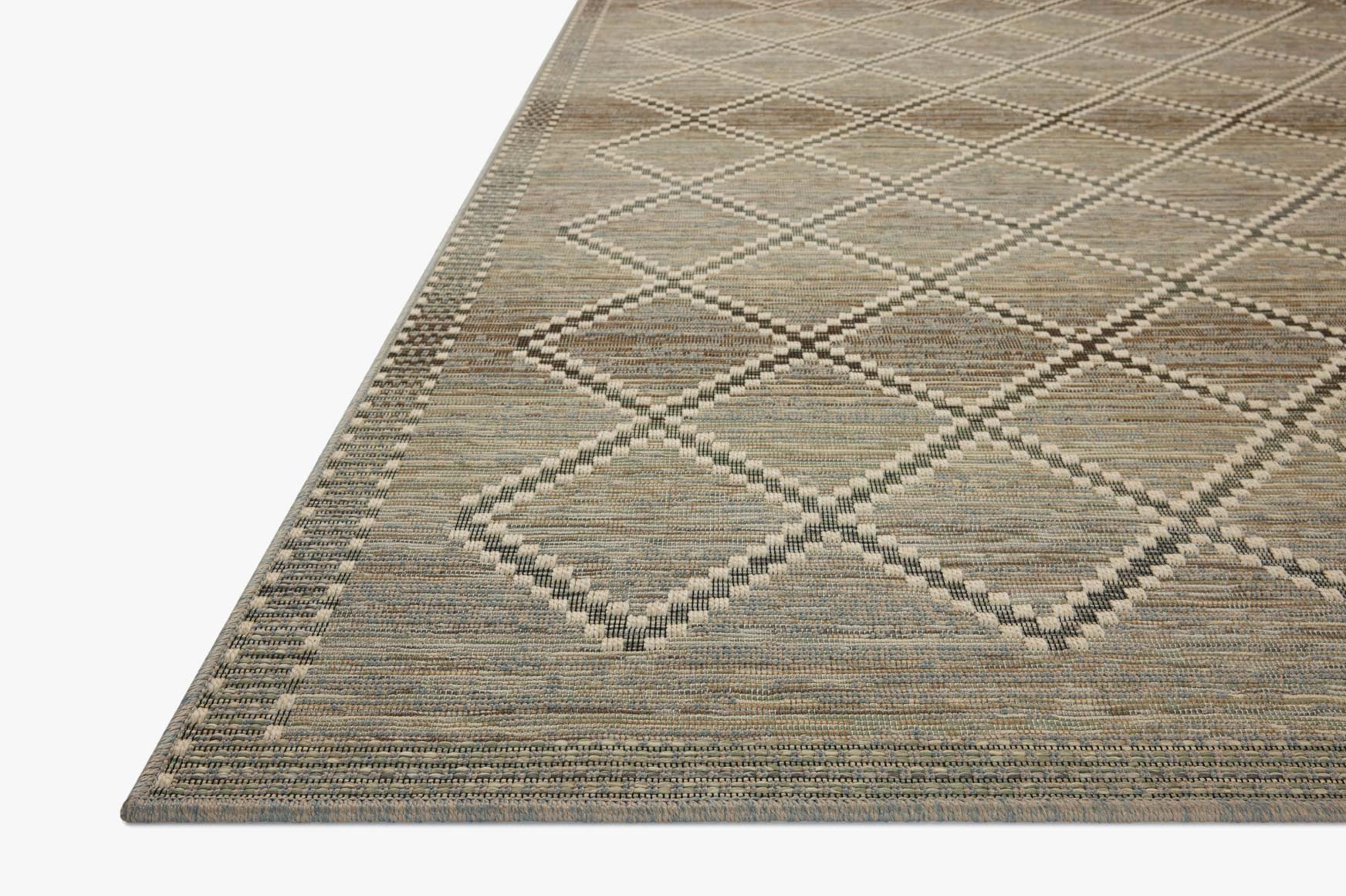Loloi Saylor Stone / Ivory Rug White Cliff Studio Area Rugs