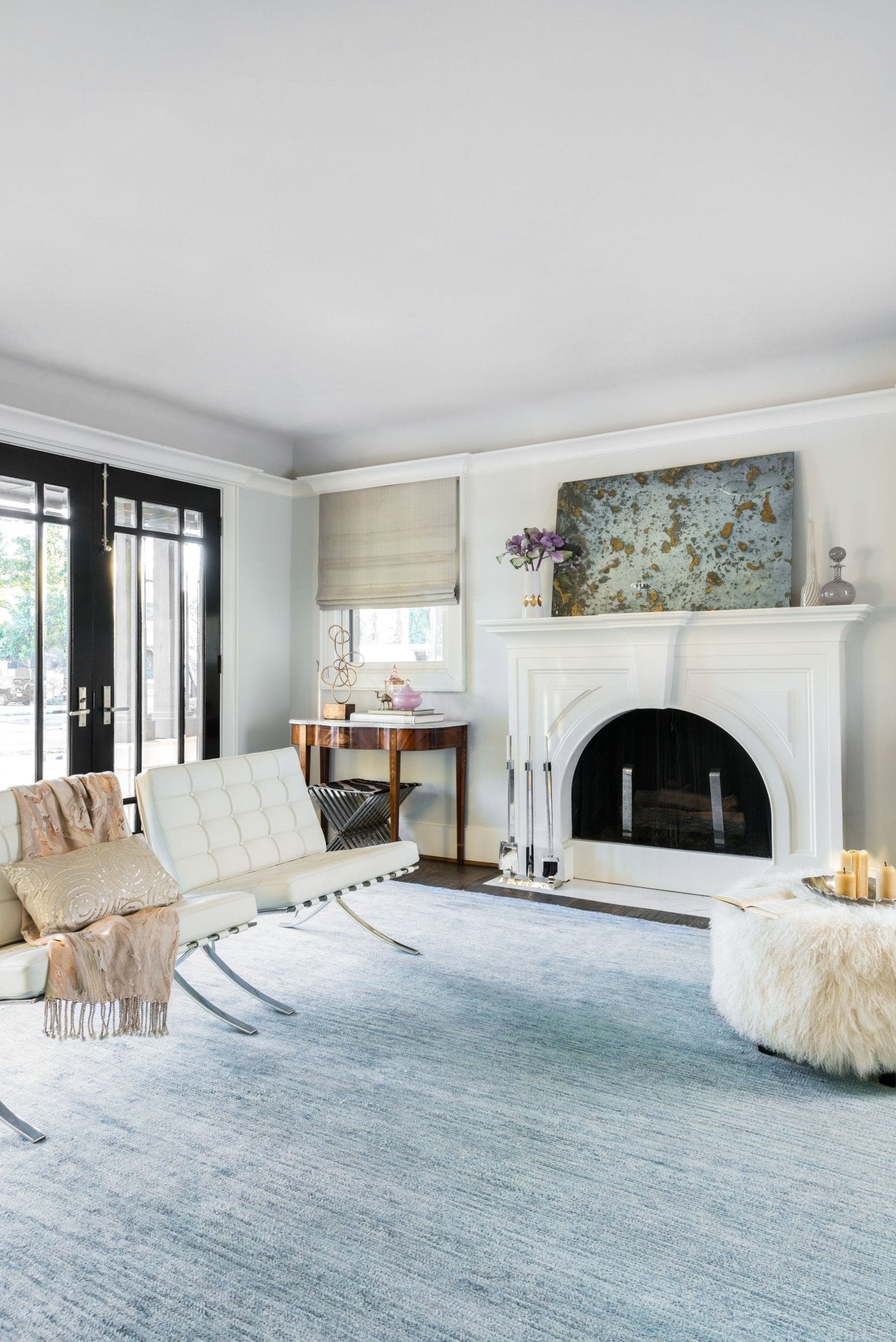 Loloi Serena Lt. Blue Area Rug White Cliff Studio Area Rug