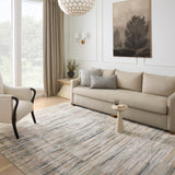 Loloi Soho Multi / Dove Area Rug White Cliff Studio Area Rug