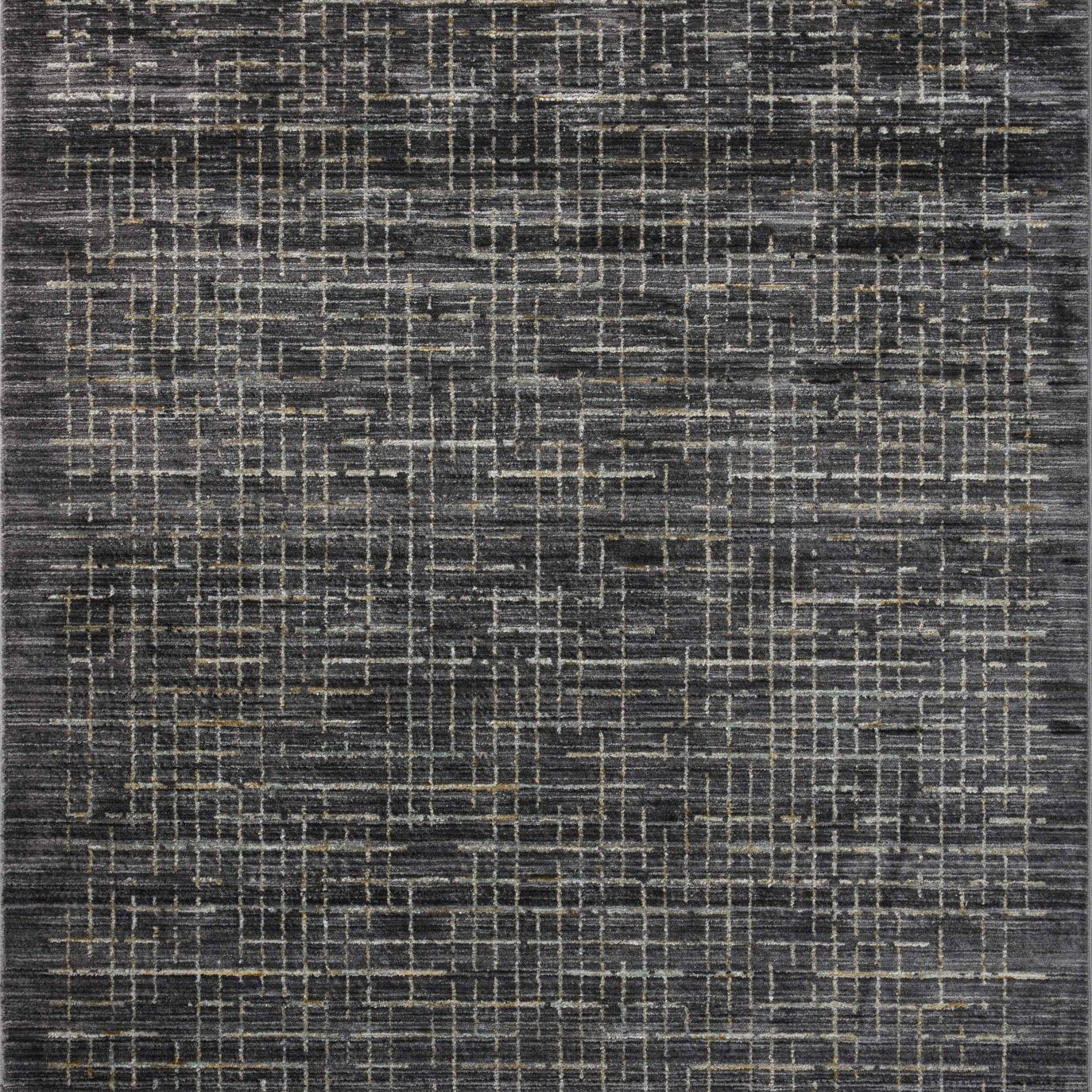 Loloi Soho Onyx / Silver Area Rug White Cliff Studio Area Rug
