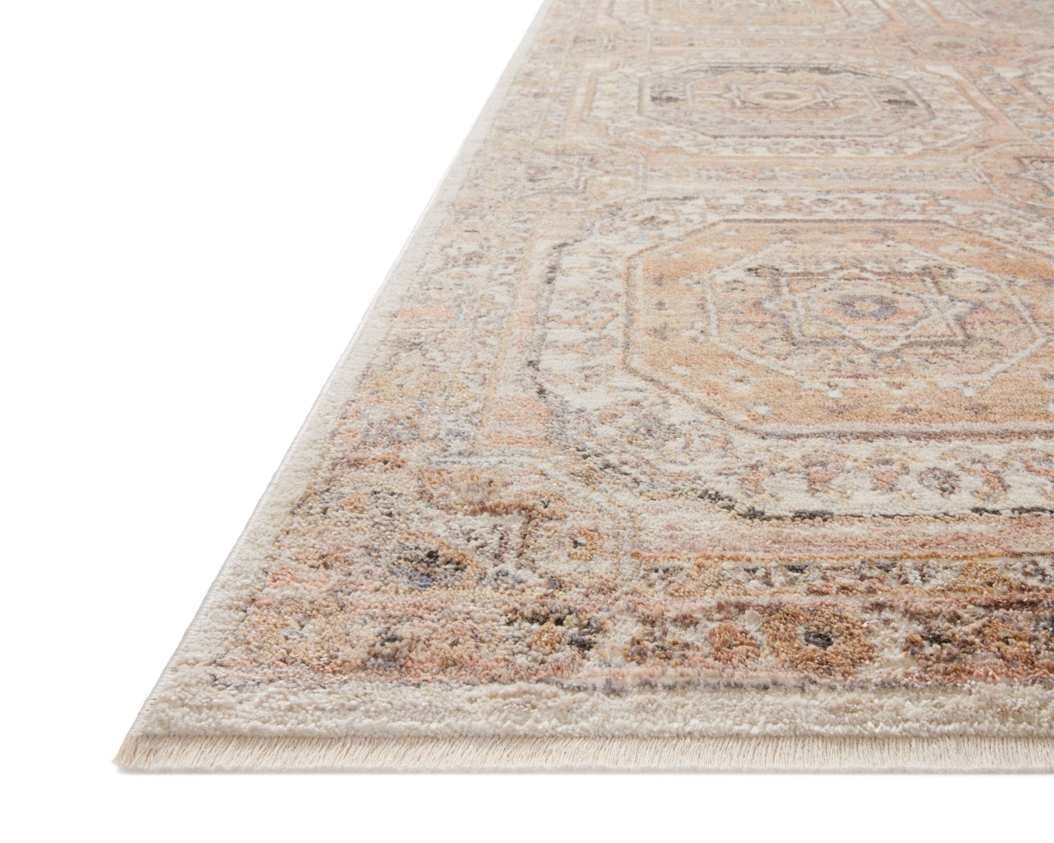 Loloi Sonnet Apricot / Multi Area Rug White Cliff Studio Area Rug