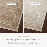 Loloi Sonnet Apricot / Multi Area Rug White Cliff Studio Area Rug