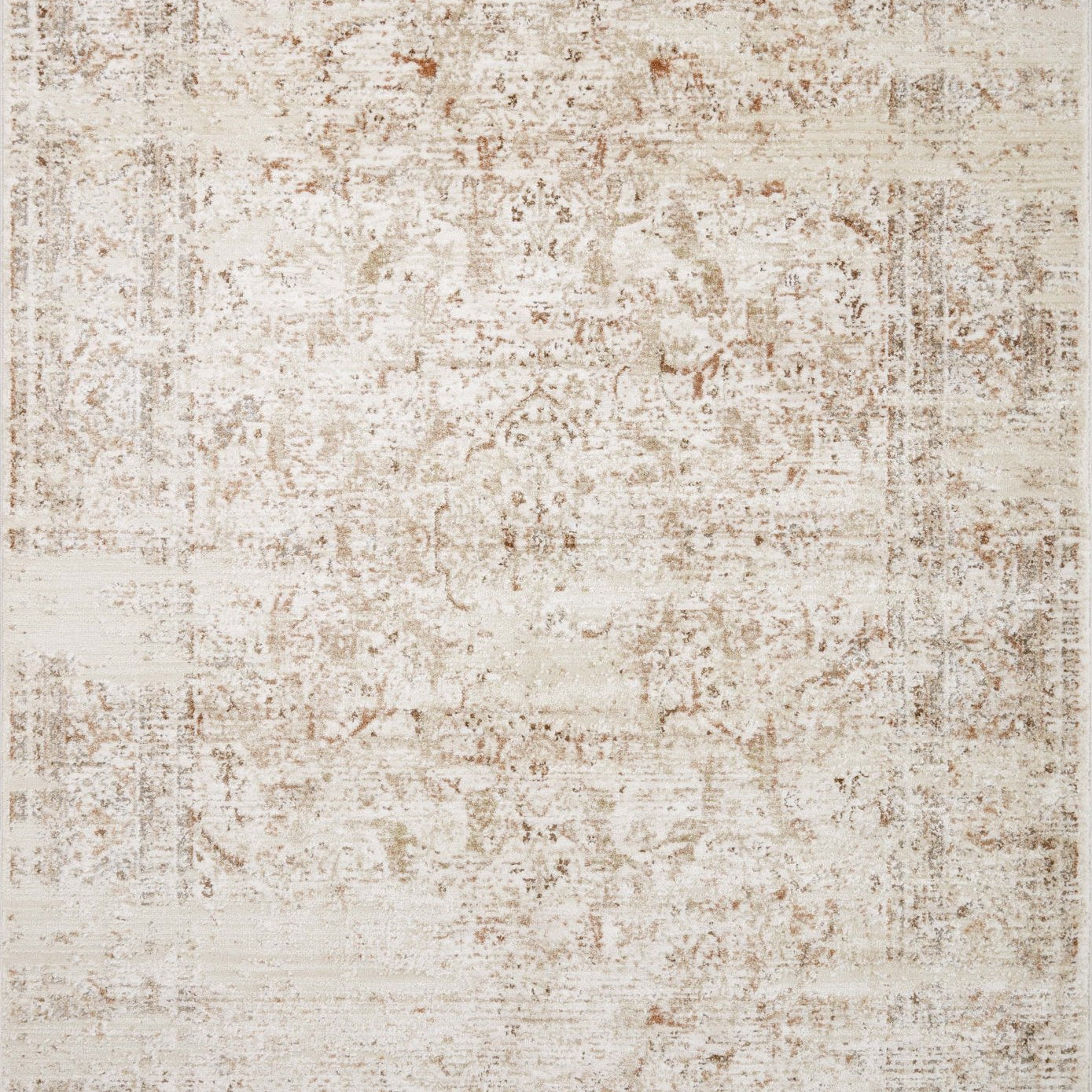 Loloi Sonnet Beige / Terracotta Area Rug White Cliff Studio Area Rug