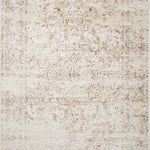 Loloi Sonnet Beige / Terracotta Area Rug White Cliff Studio Area Rug