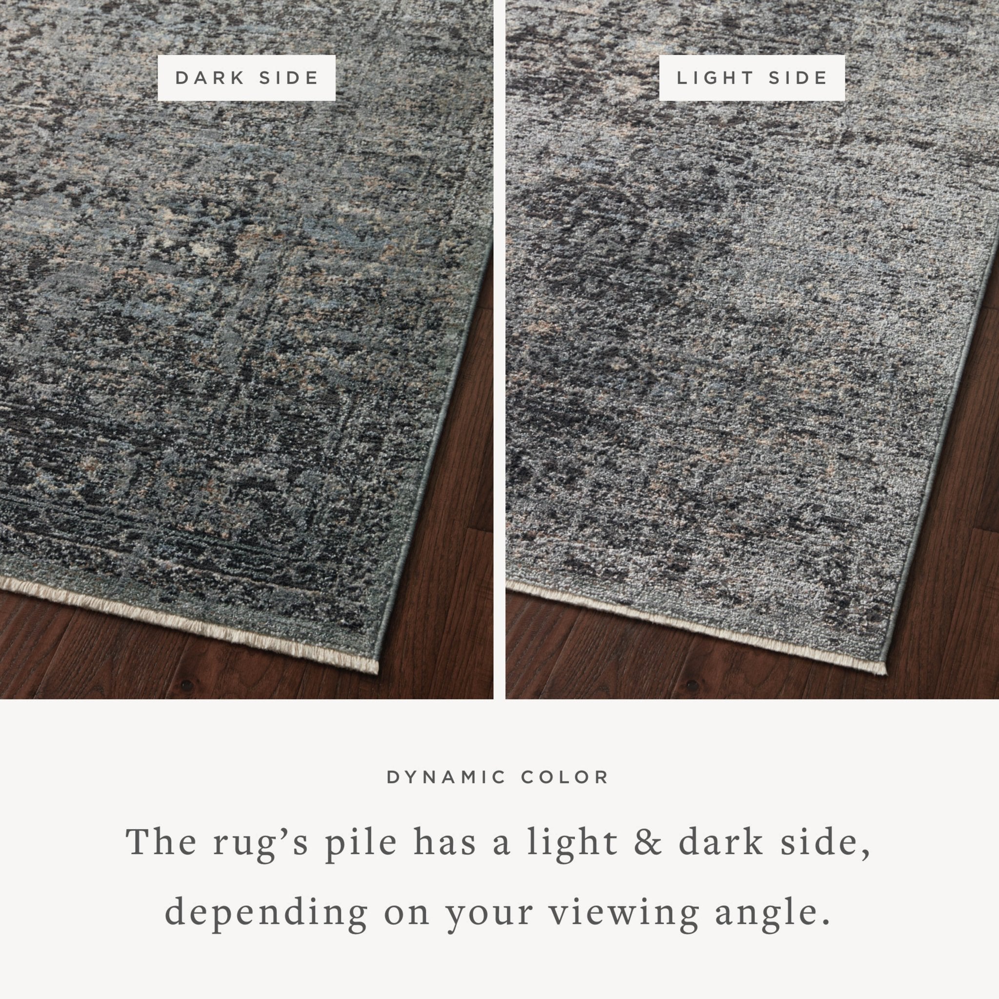 Loloi Sonnet Charcoal / Mist Area Rug White Cliff Studio Area Rug