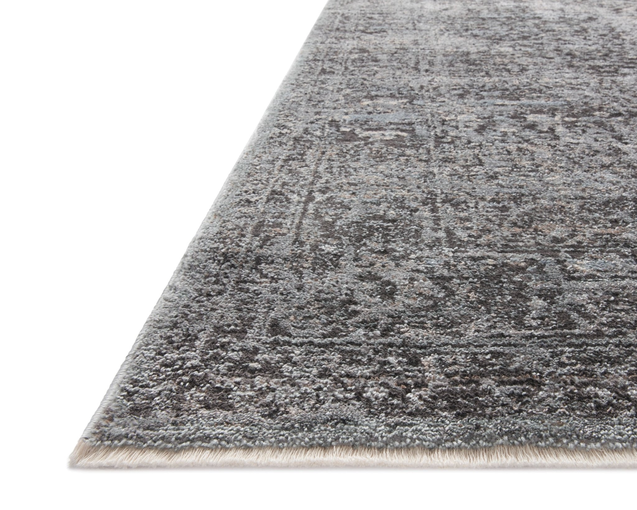 Loloi Sonnet Charcoal / Mist Area Rug White Cliff Studio Area Rug