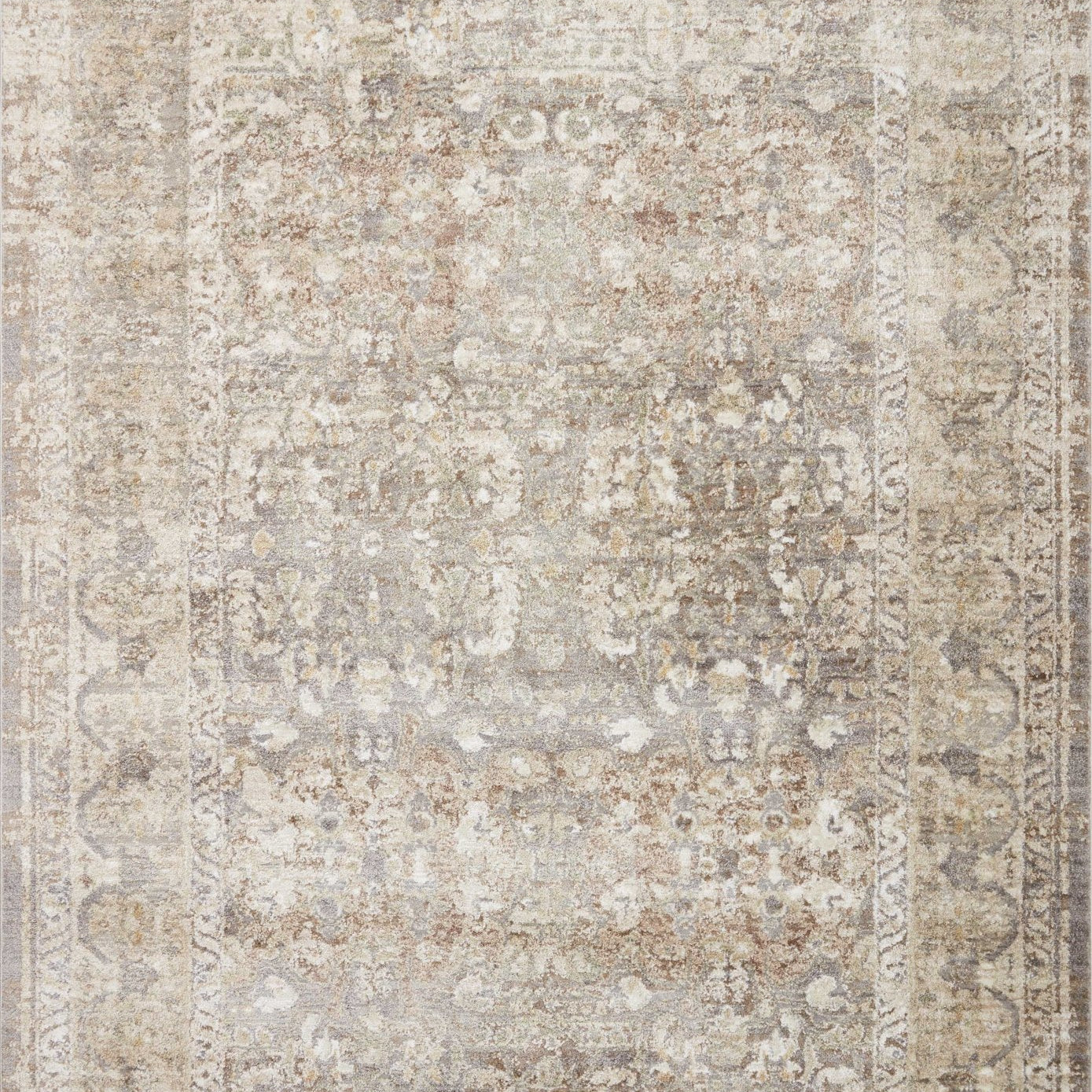 Loloi Sonnet Grey / Sage Area Rug White Cliff Studio Area Rug