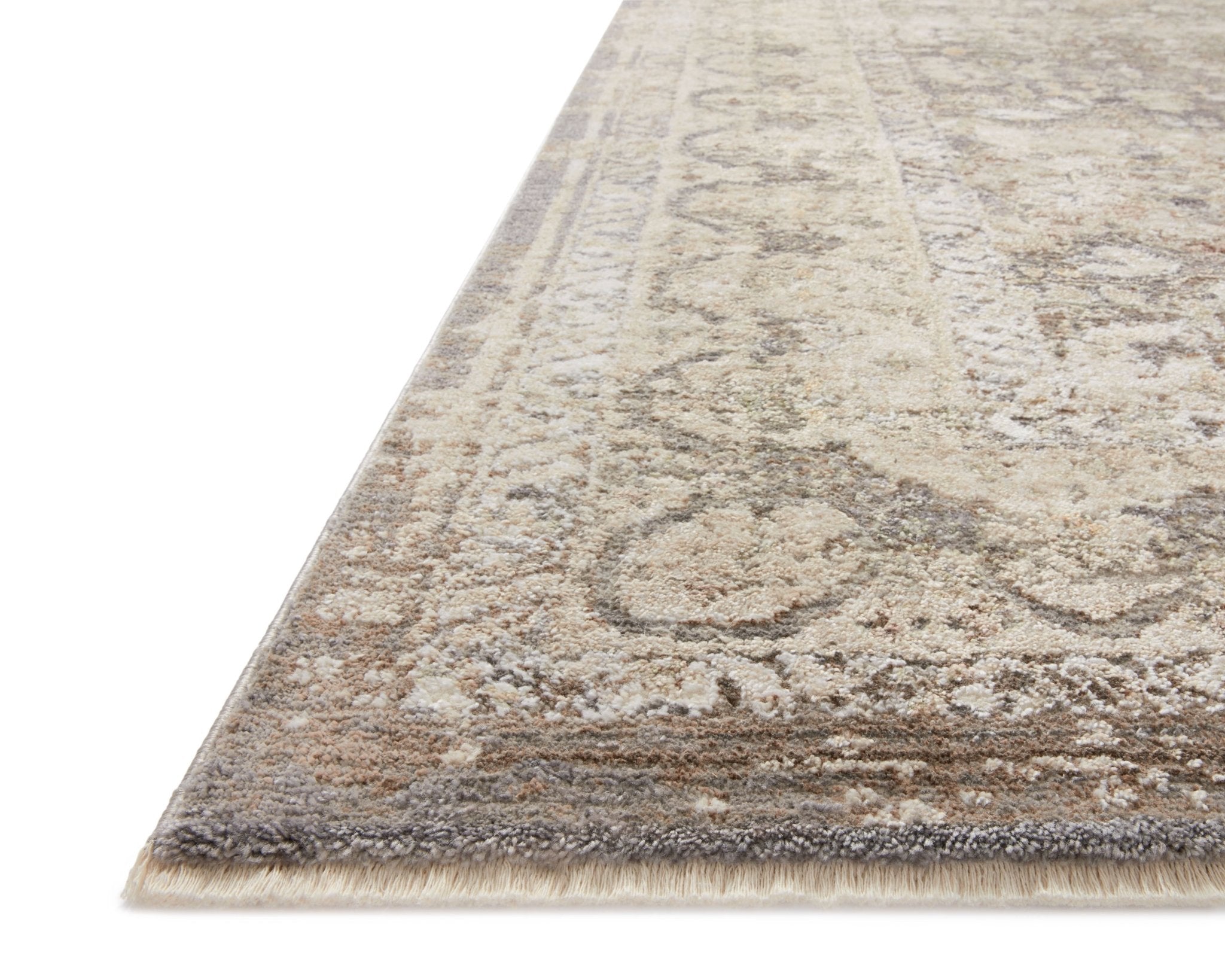 Loloi Sonnet Grey / Sage Area Rug White Cliff Studio Area Rug