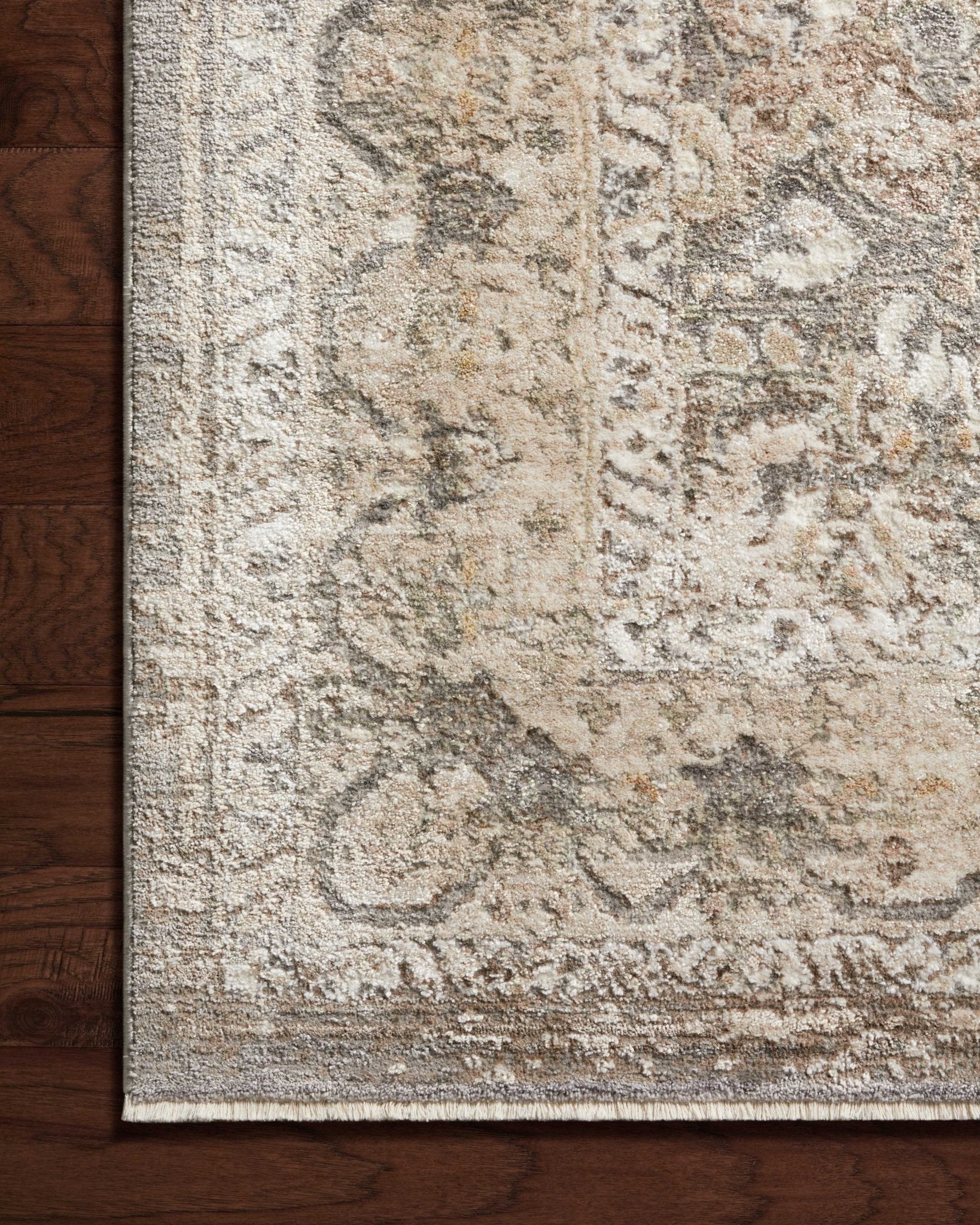 Loloi Sonnet Grey / Sage Area Rug White Cliff Studio Area Rug