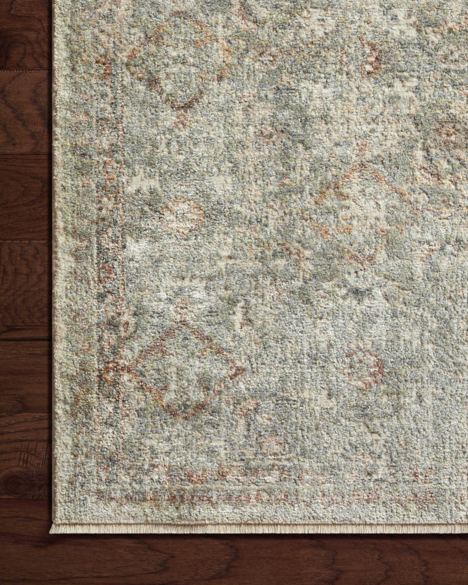 Loloi Sonnet Lagoon / Gold Area Rug White Cliff Studio Area Rug