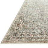 Loloi Sonnet Lagoon / Gold Area Rug White Cliff Studio Area Rug