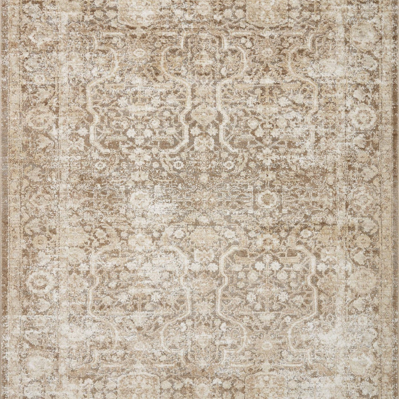 Loloi Sonnet Mocha / Tan Area Rug White Cliff Studio Area Rug