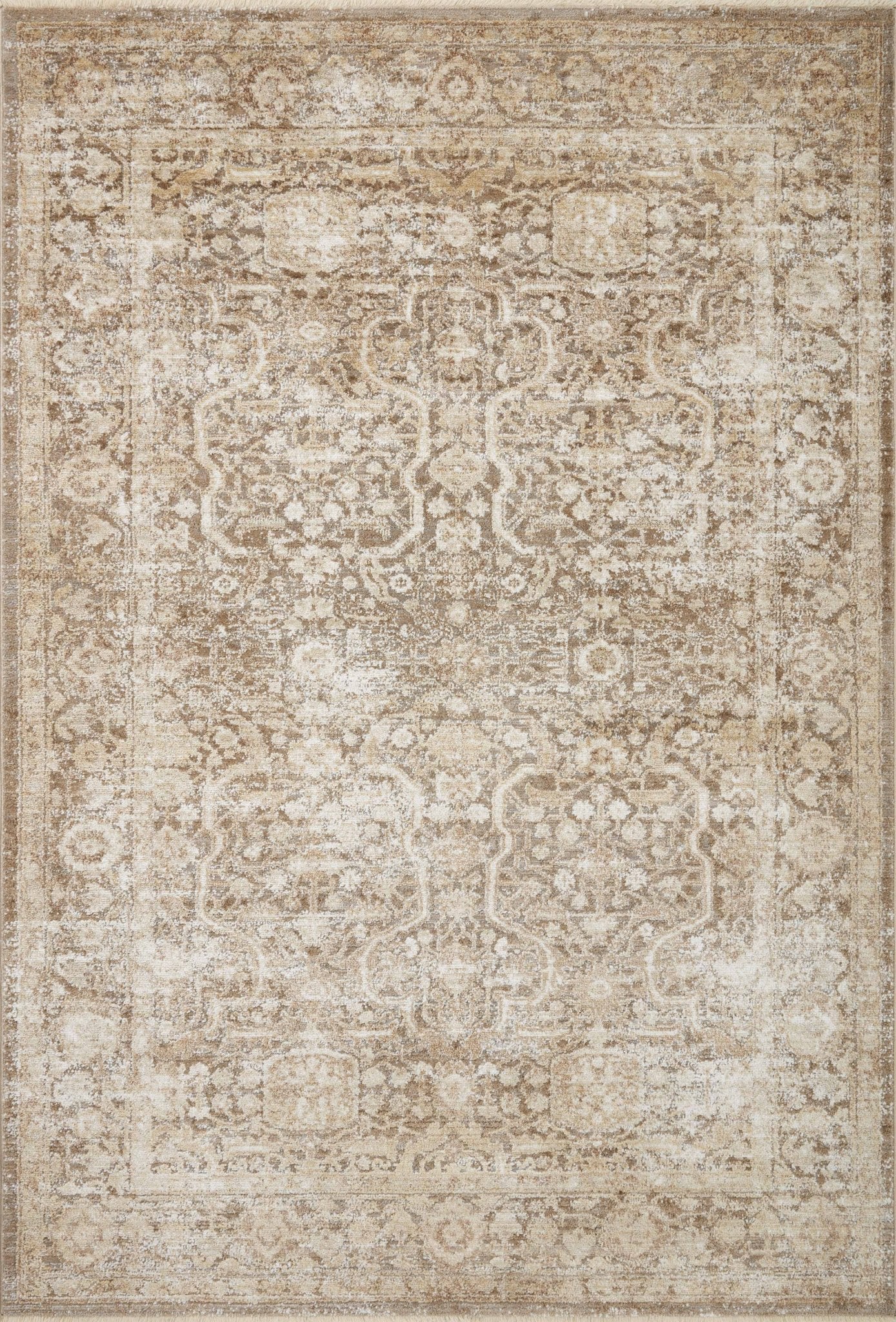 Loloi Sonnet Mocha / Tan Area Rug White Cliff Studio Area Rug