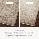 Loloi Sonnet Mocha / Tan Area Rug White Cliff Studio Area Rug