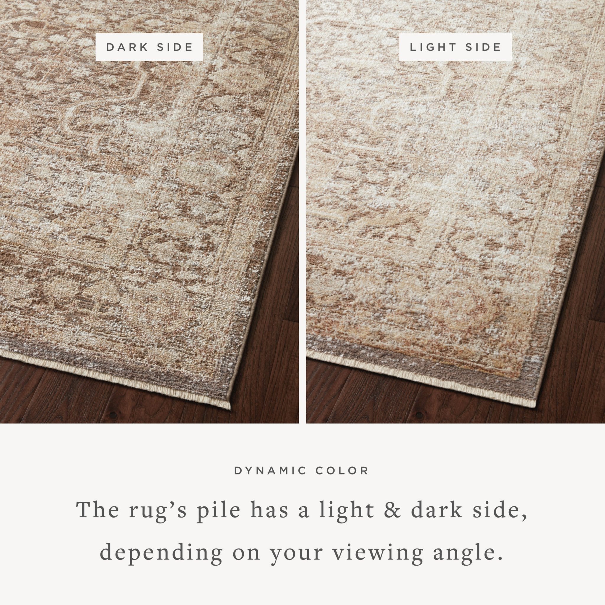Loloi Sonnet Mocha / Tan Area Rug White Cliff Studio Area Rug