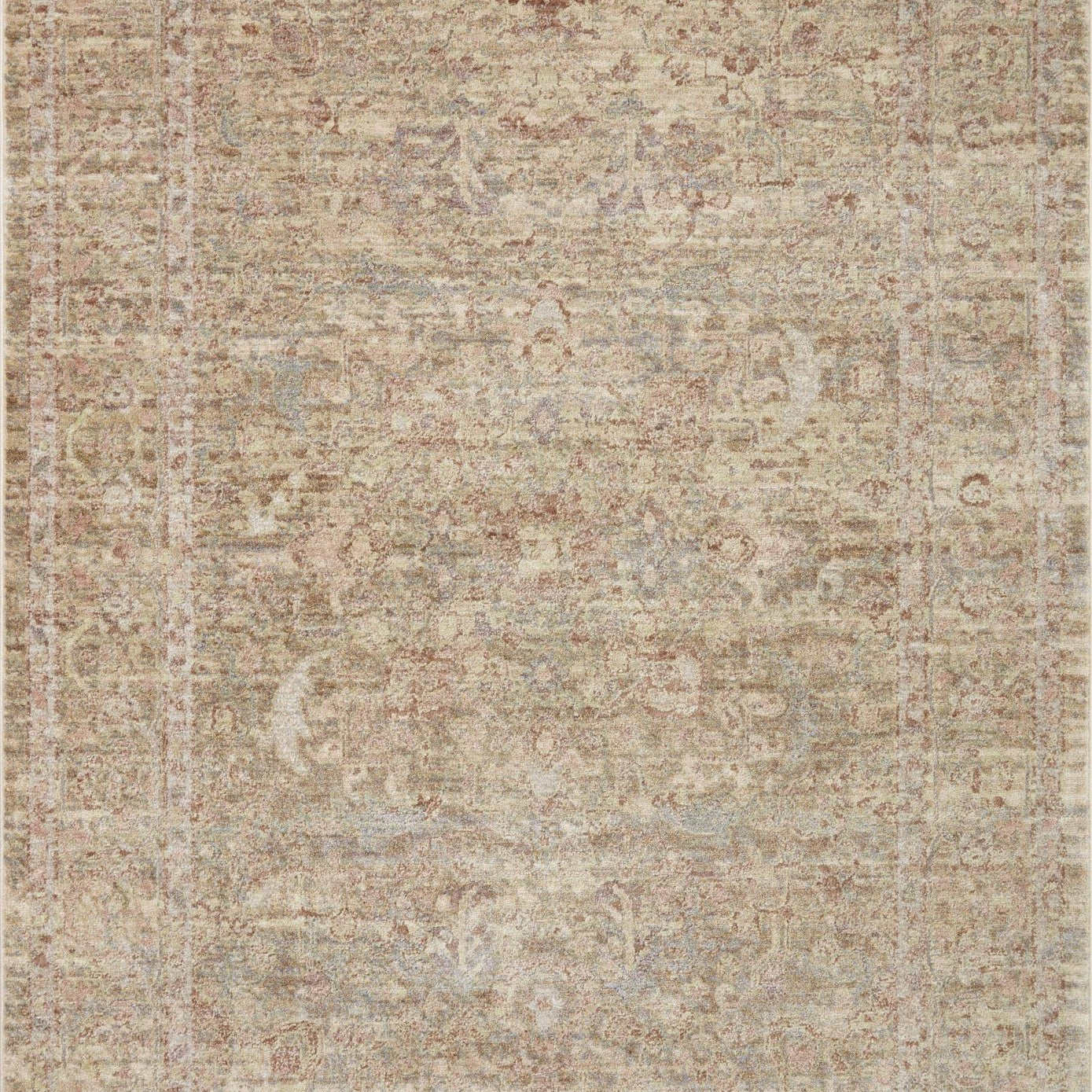 Loloi Sonnet Moss / Natural Area Rug White Cliff Studio Area Rug
