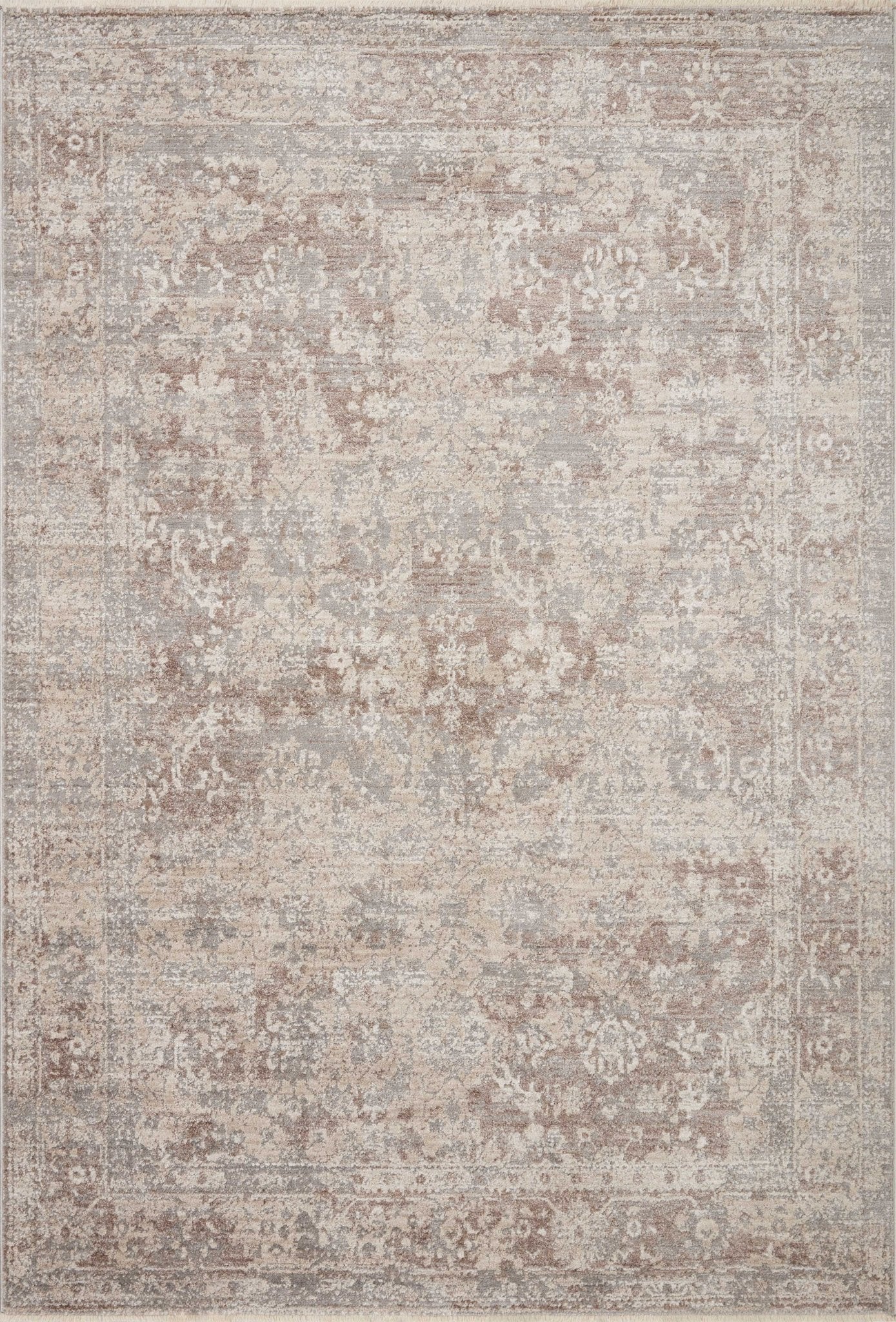 Loloi Sonnet Silver / Natural Area Rug White Cliff Studio Area Rug