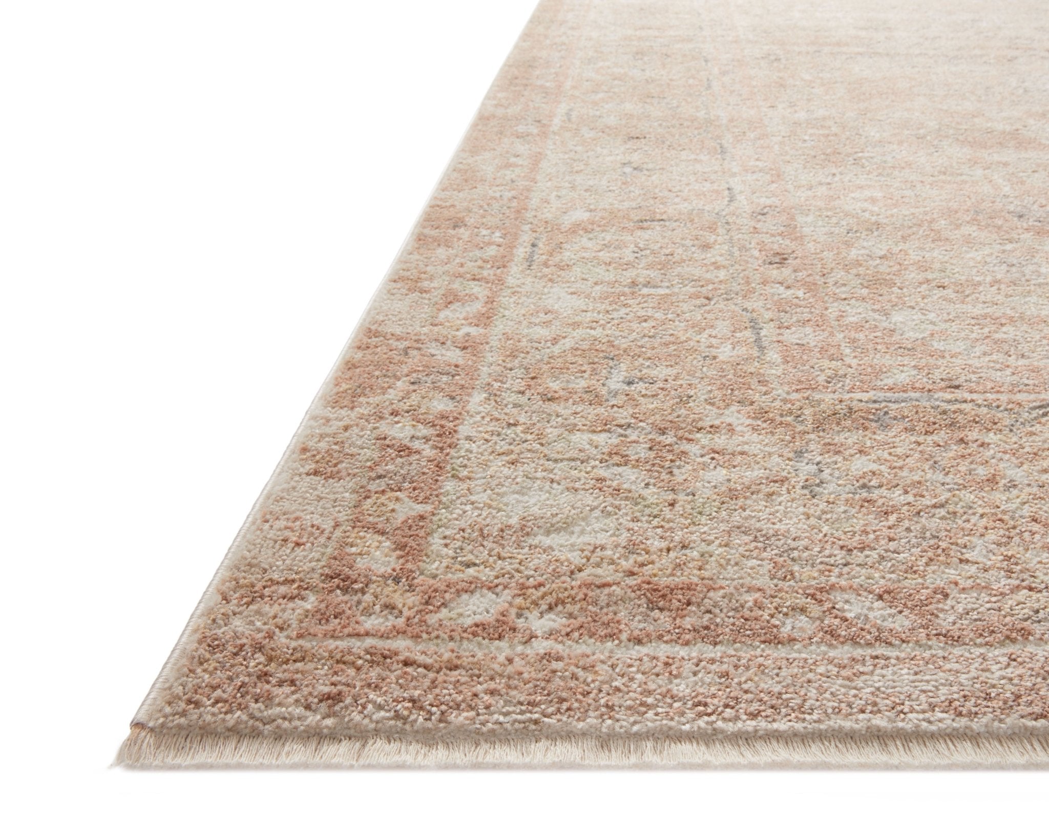 Loloi Sonnet Terracotta / Natural Area Rug White Cliff Studio Area Rug